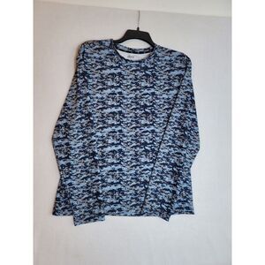 Zelos Men's L Base layer/Pull Over Shirt Poly Spandex Long Sleeve Crew Neck‎